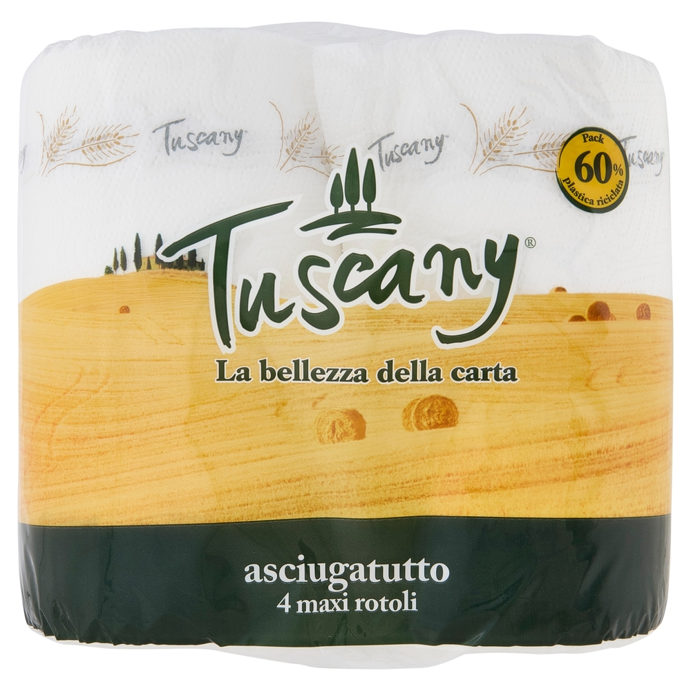 Tuscany asciugatutto maxi rotoli 4 pz